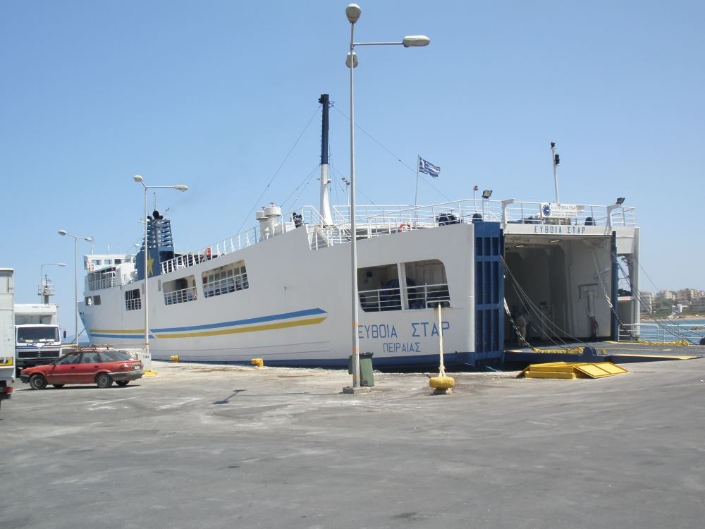The boat to Marmari