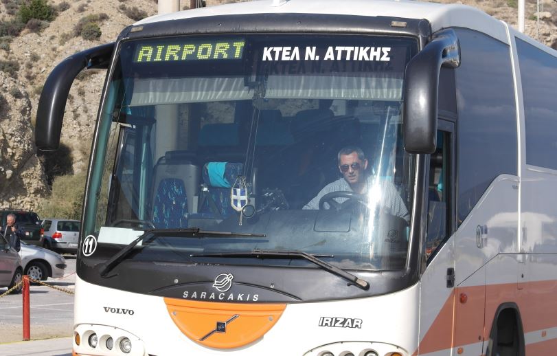 The bus from Rafina to Airport