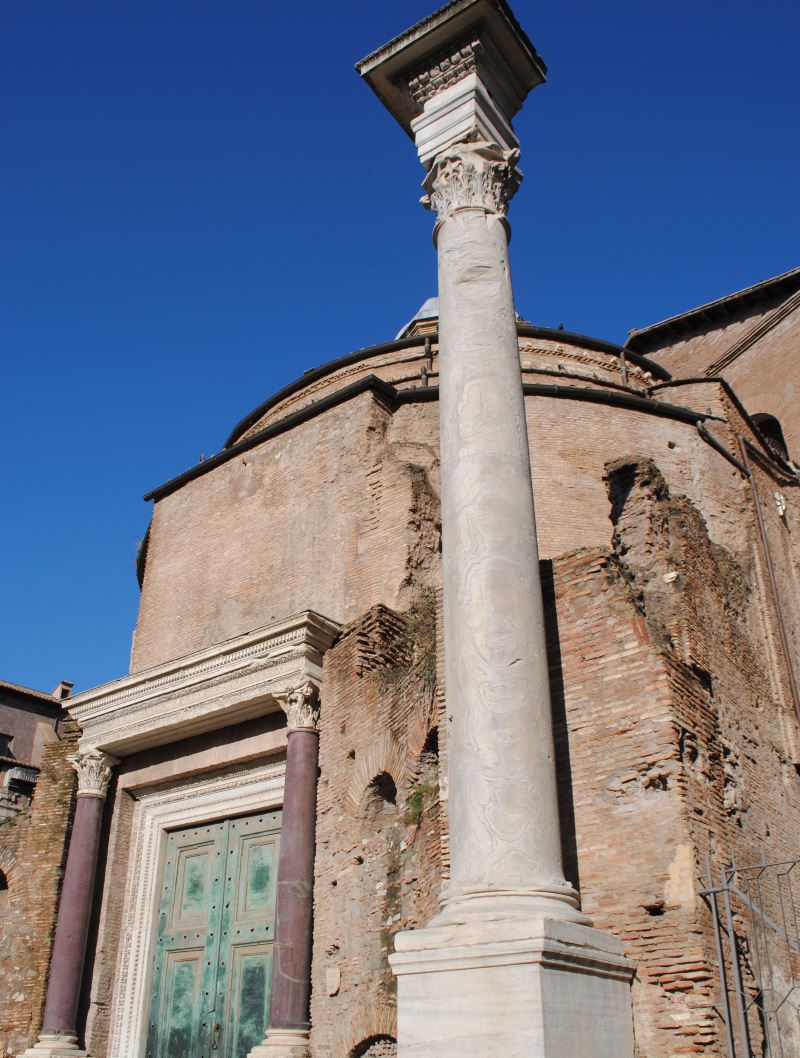 Karystian marbles at Agora, Rome