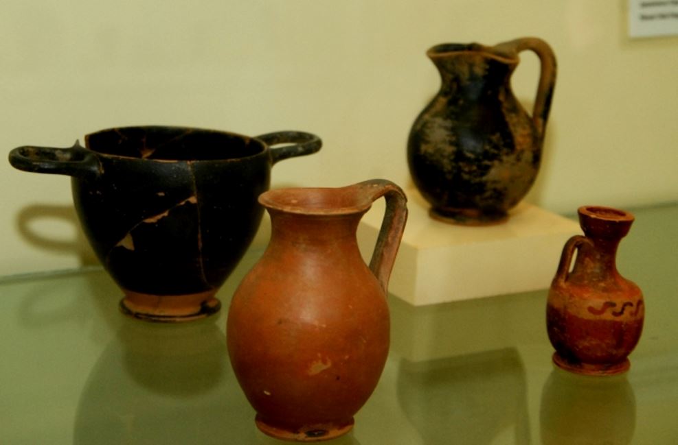 Archaeological findings, pots